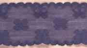 Medium Purple Bows Stretch Lace Trim