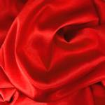 Red Stretch Satin fabric