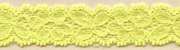 Yellow Green 3/4" Stretch Lace