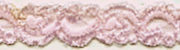 Antique Pink 3/4" Stretch Lace