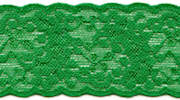 Irish Green Stretch Lace Trim
