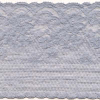 4 3/8" Lavender Gray Stretch Lace