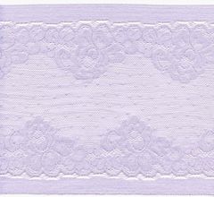 Purple Mist 7 1/2" inch wide stretch lace trim