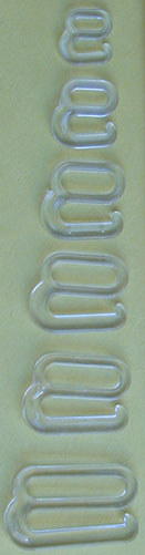 Clear Plastic S Hook
