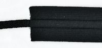 Black 1 1/4 inch Draw Cord Elastic