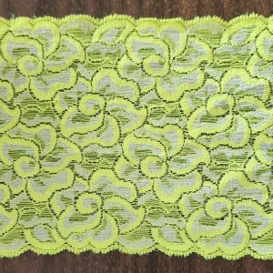 Neon Yellow Stretch Lace 6" (SLT628)